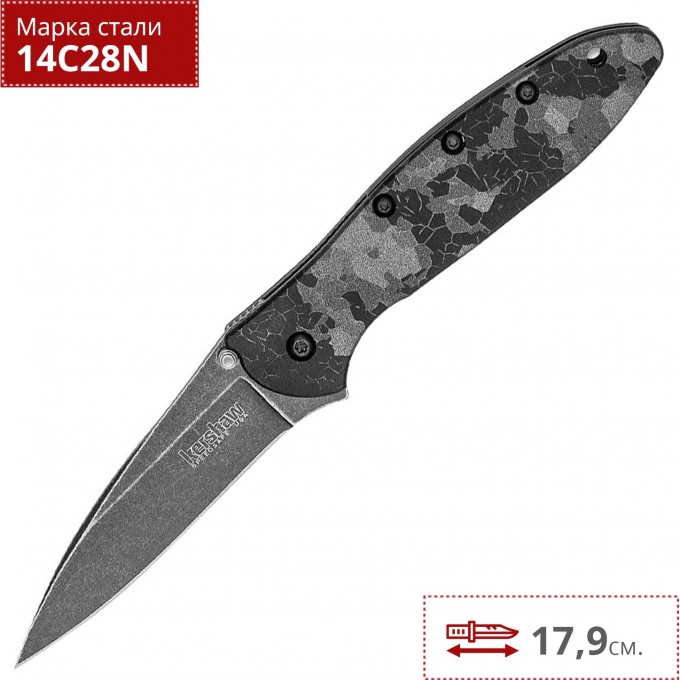 Нож KERSHAW 1660DGRY LEEK K1660DGRY Нож KERSHAW 1660DGRY LEEK K1660DGRY